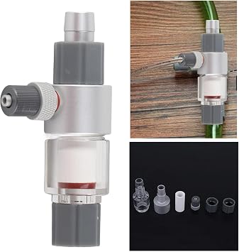 Aquarium Co2 Atomizer, 2 Types Aquarium Co2 Diffuser Carbon Dioxide Atomiser Inline Co2 Diffuser Inline Co2 Atomizer Diffuser