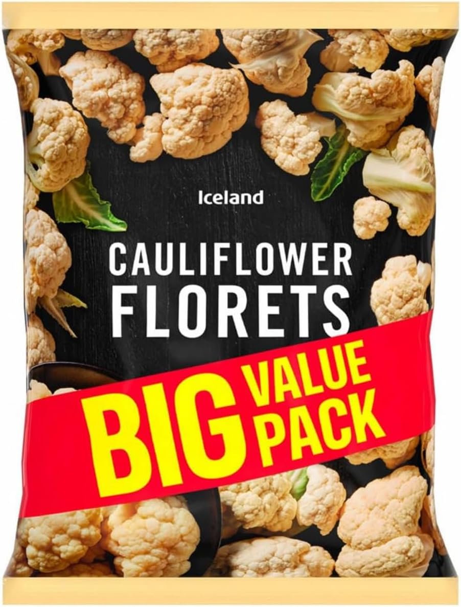 Iceland Cauliflower Florets, 1.2kg (Frozen)