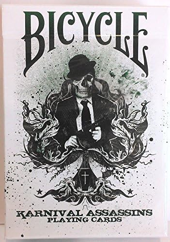 Karnival Assassins Green Deck Bicycle Playing Cards - 2nd Edition