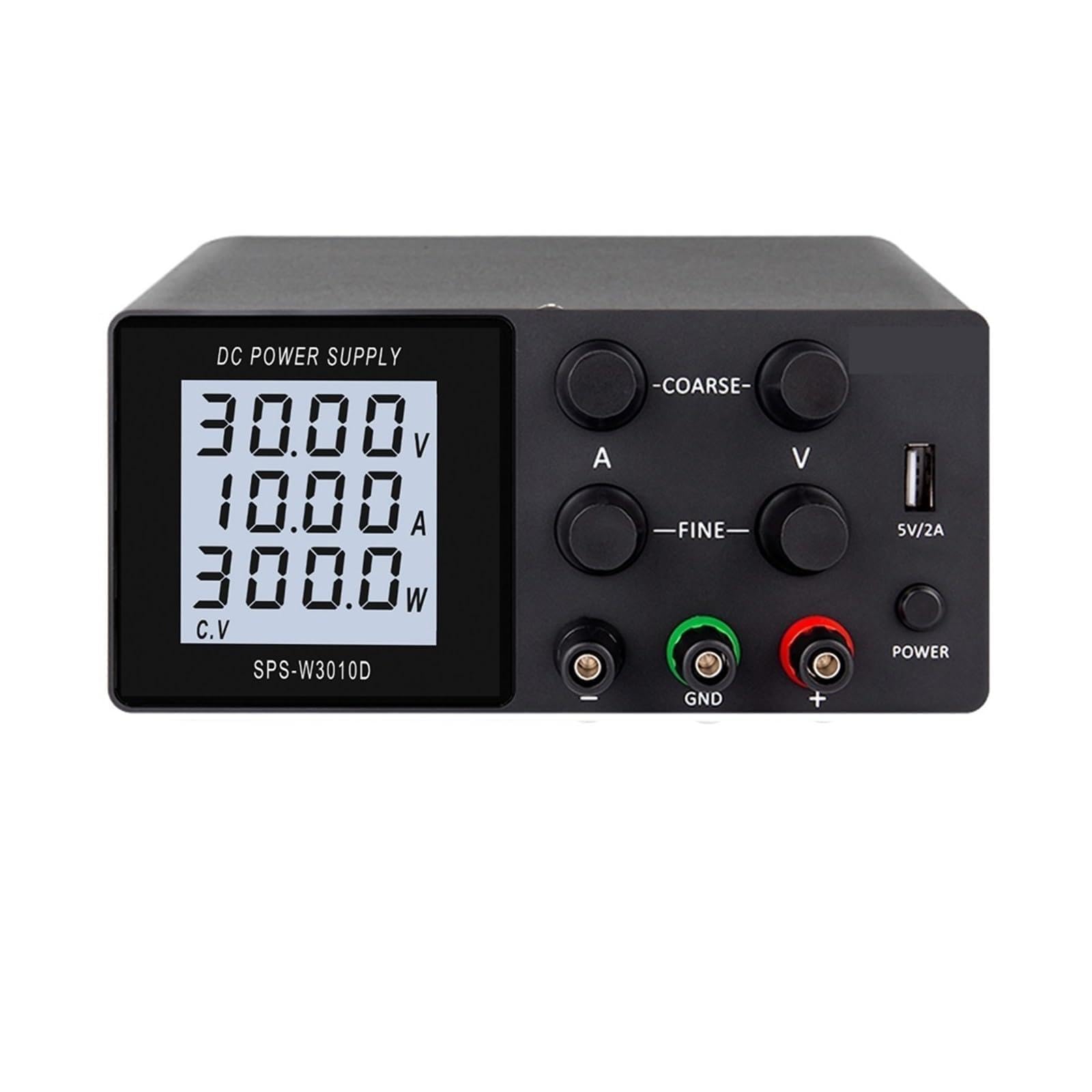 Fuente de alimentación CC regulada digital SPS-W3010 ajustable con puerto USB