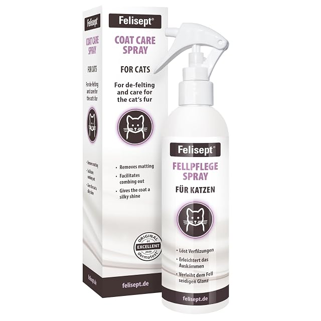 Felisept Spray Cuidado del Pelaje para Gatos 250ml - Spray desenredante para Gatos