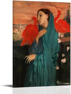 MAcita Edgar Degas Young Woman with Ibis Artwork Poster Canvas Wall Art Prints Poster Gifts Photo Picture Painting Posters Room Decor Home Decorative 12x18inch(30x45cm)
