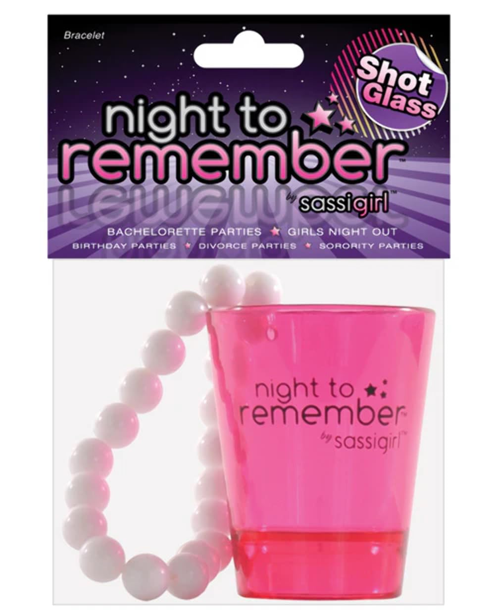 Night to Remember Shot Glass Bracelet by Sassi Girl