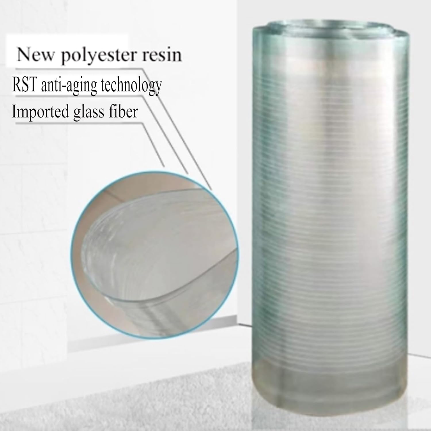 EMYJAY Polycarbonate Roofing Sheet, Greenhouse Shed Canopy Roofing Transparent Insulation Daylighting Panels Greenhouse Shed Canopy (Color : Clear, Size : 1mx2m)