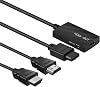 TNP N64 HDMI Adapter for Gamecube Adapter HDMI Converter Link Cable Compatible with Nintendo N64, SNES, and SFC Game Consoles for HD TVs, Monitors, and Projectors