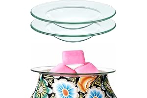 Round Glass Dish for Wax Warmers and Oil Warmers