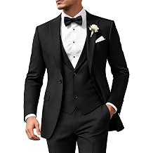 Mens Suits 3 Piece Wedding Suits for Men Slim Fit Prom Formal Business Tuxedo