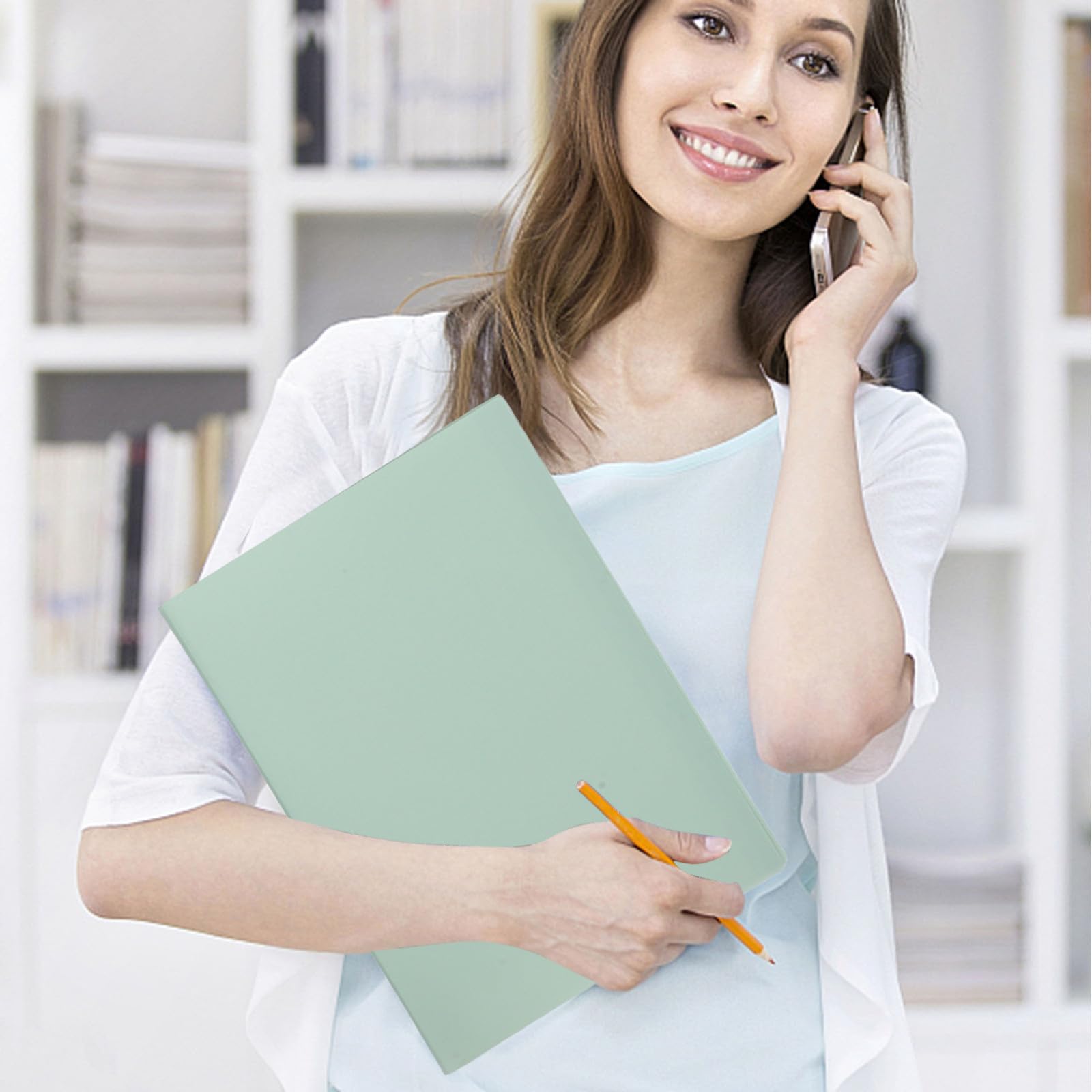 5 Stück-pack Praktische Präsentationsmappen A4 aus Pp mit 32 Seiten und Mehreren Fächern Leichter Ordnungsmappe für Wichtige Dokumente im Büro und Geschenk