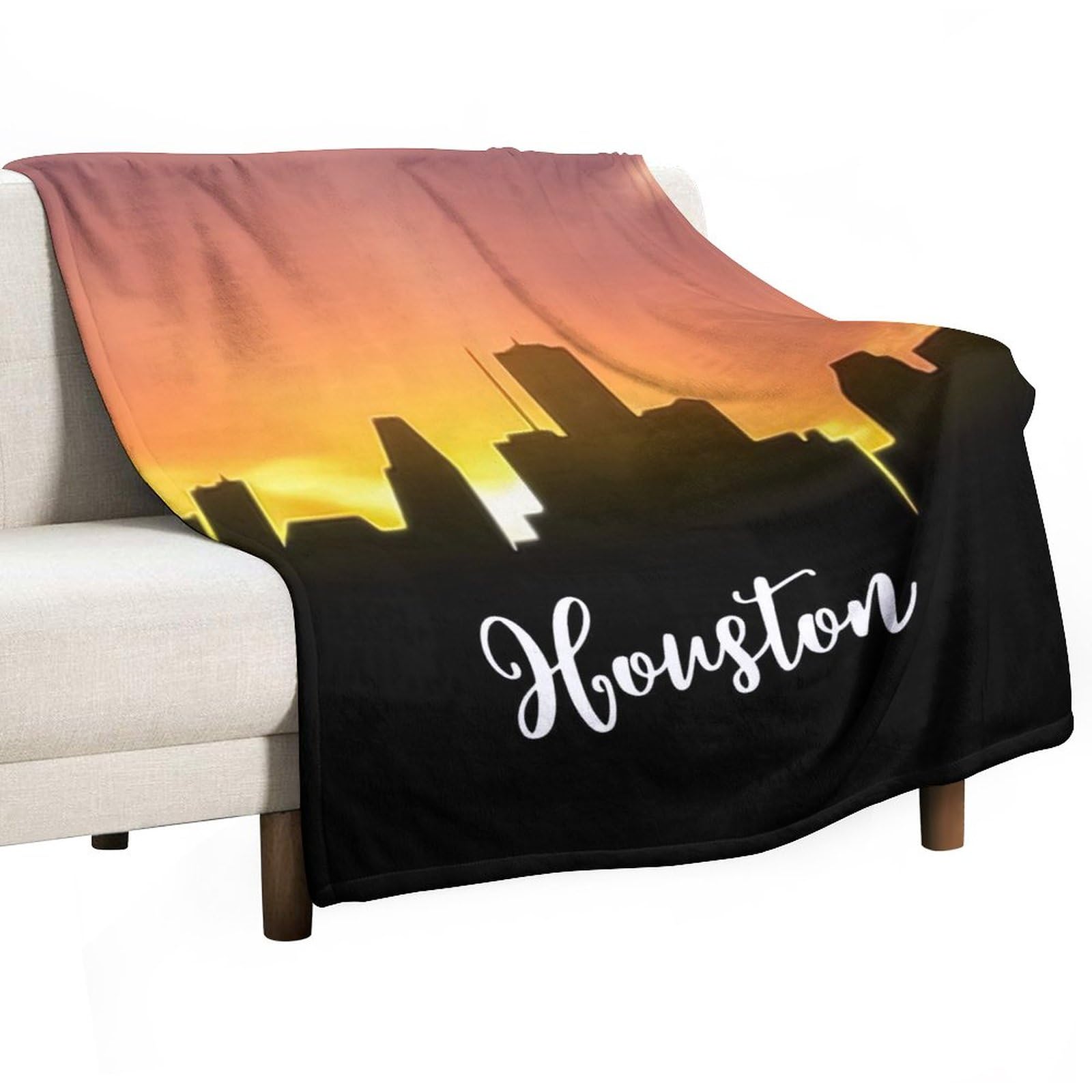 Couverture polaire en flanelle de Houston, le cadeau de mariage idéal et confortable