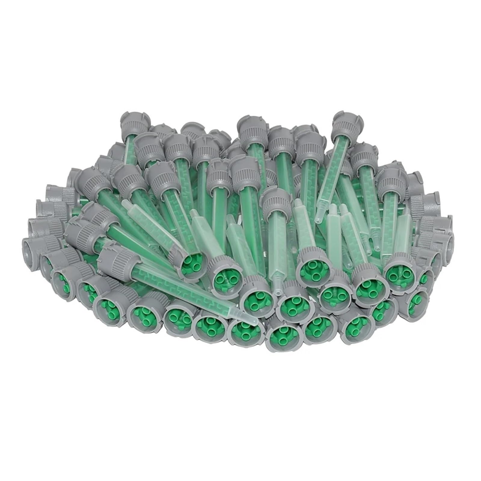 1500 pezzi adesivi 1:1 ugello di miscelazione statico resina epossidica miscelatore statico colla AB tubo misto quadrati ugello di miscelazione for 50ml colla 1:1 AB