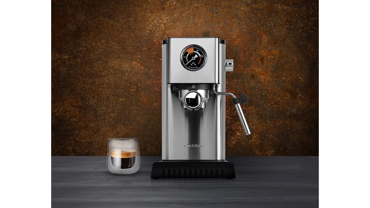 Catler ekspres do kawy, cappuccino i latte, włoska pompa 20 barów i spieniacz do mleka - ekspres do kawy espresso, Thermoblock, z opatentowaną dyszą parową, Barista Express ES300
