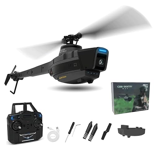 C128 Scout Drone RC Helicopter Model with 1080P Camera, 2.4G