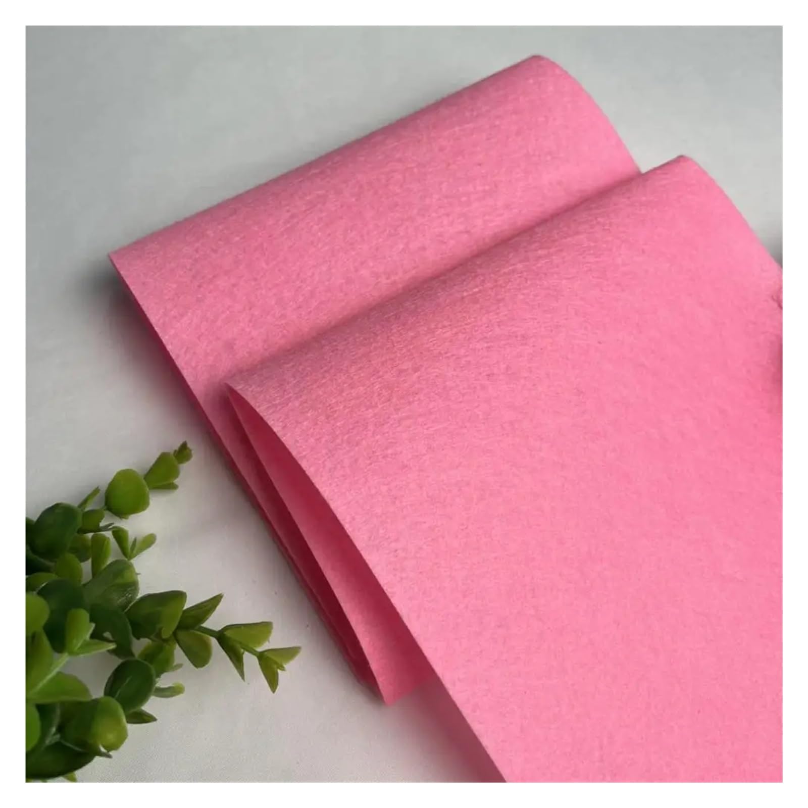 Feutrine Feuille de feutrine rigide 1/2/3 mètre, couleurs assorties, épaisse, idéale for vos projets couture et loisirs créatifs(Pink,300 x 85cm 1pc)