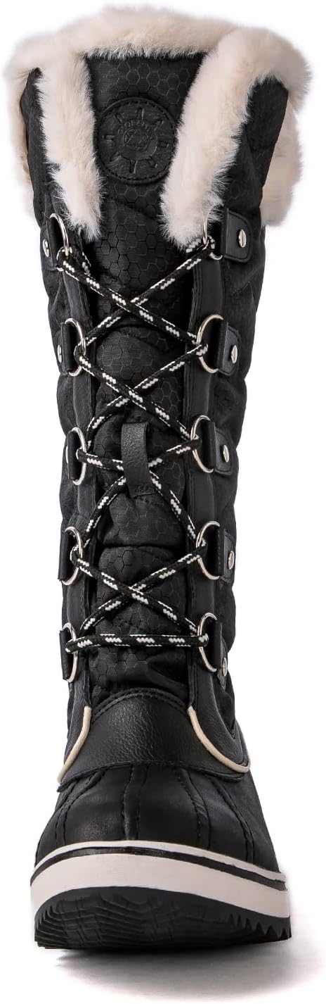 kingshow Globalwin Women’s Snow Boots – Mid-Calf-Length Winter Boots For Women with Faux Fur Lining, Insulated Cold Weather Protection, and Non-Slip Traction Sole - Image 4