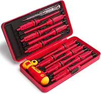 Jogo de Chaves Fenda Phillips e Torx Isolada 1000v Ponta Magnetizada