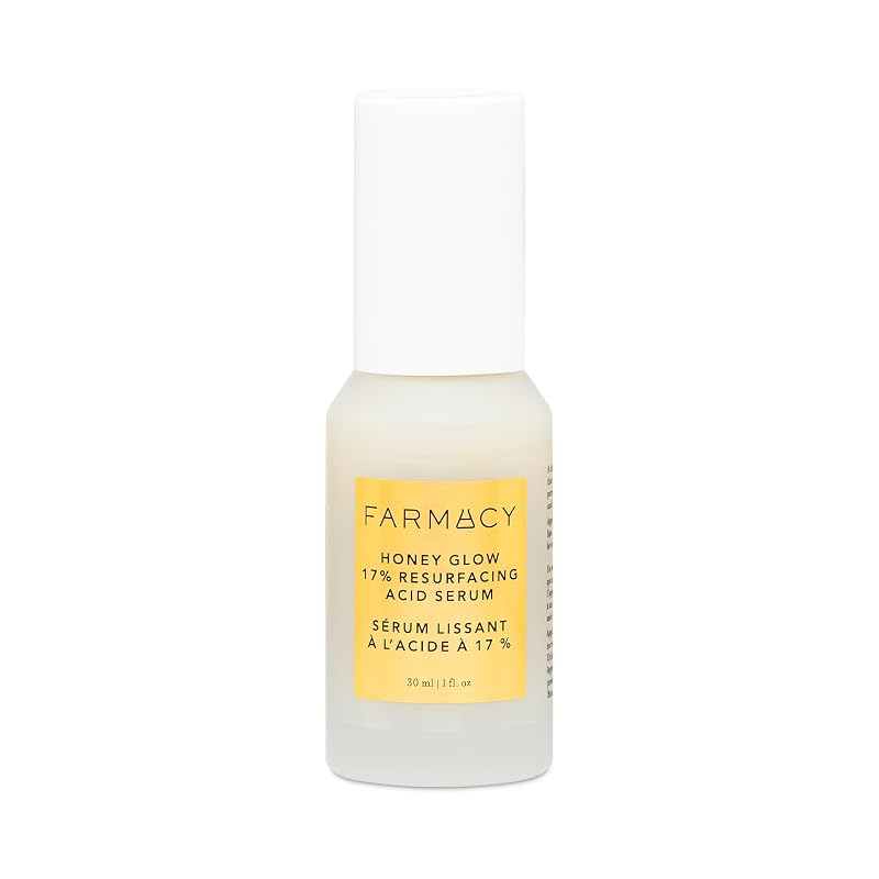 Farmacy Sérum facial esfoliante Honey Glow com AHA + BHA 17% e ácido salicílico, 30 mL