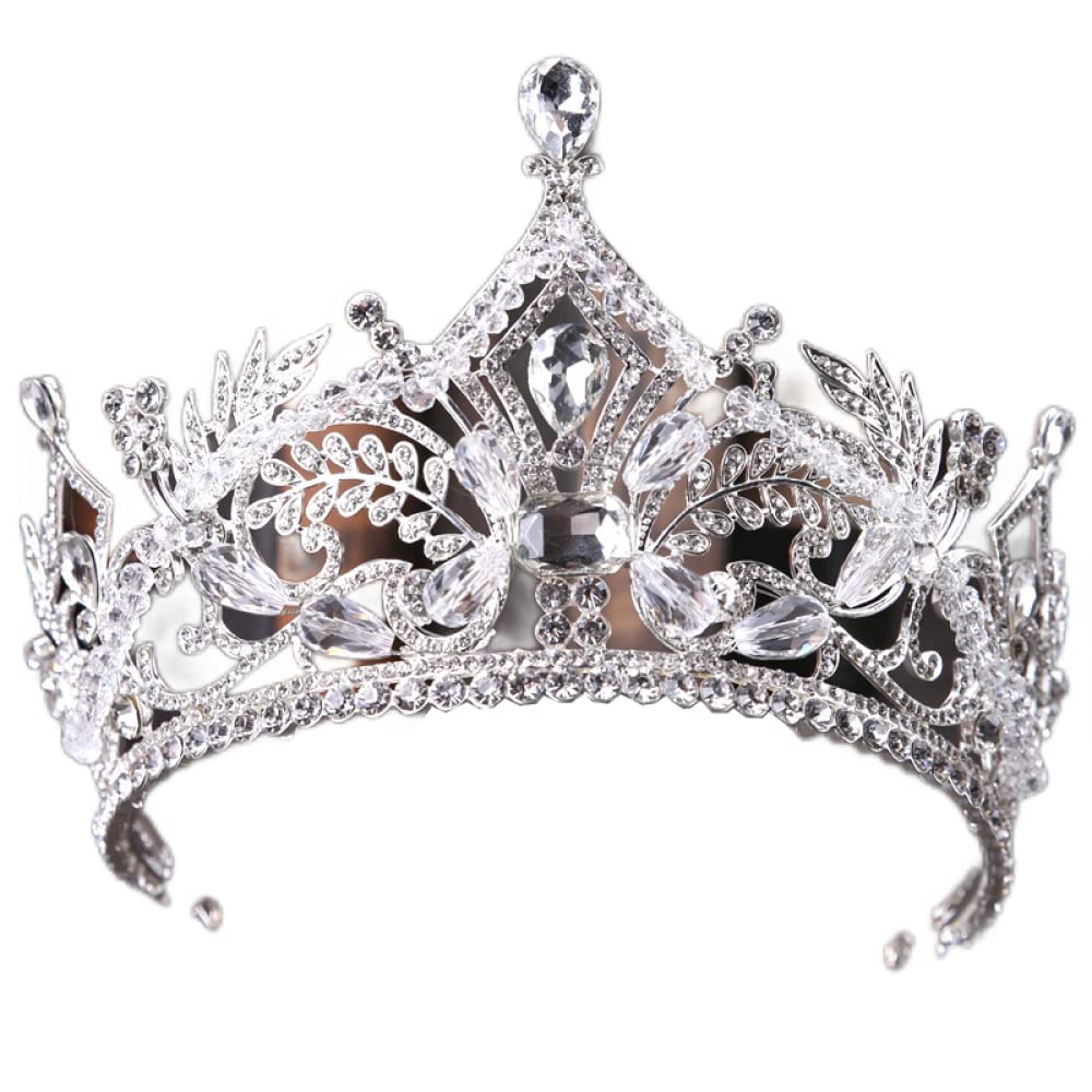 Corona de cristal para novia ideal para bodas de noche de gala 8