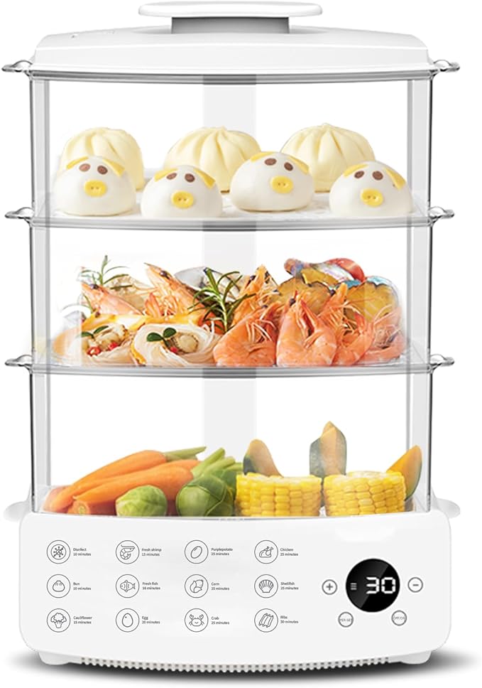 Electric Steamer for Cooking Vegetable Steamer Food Steam