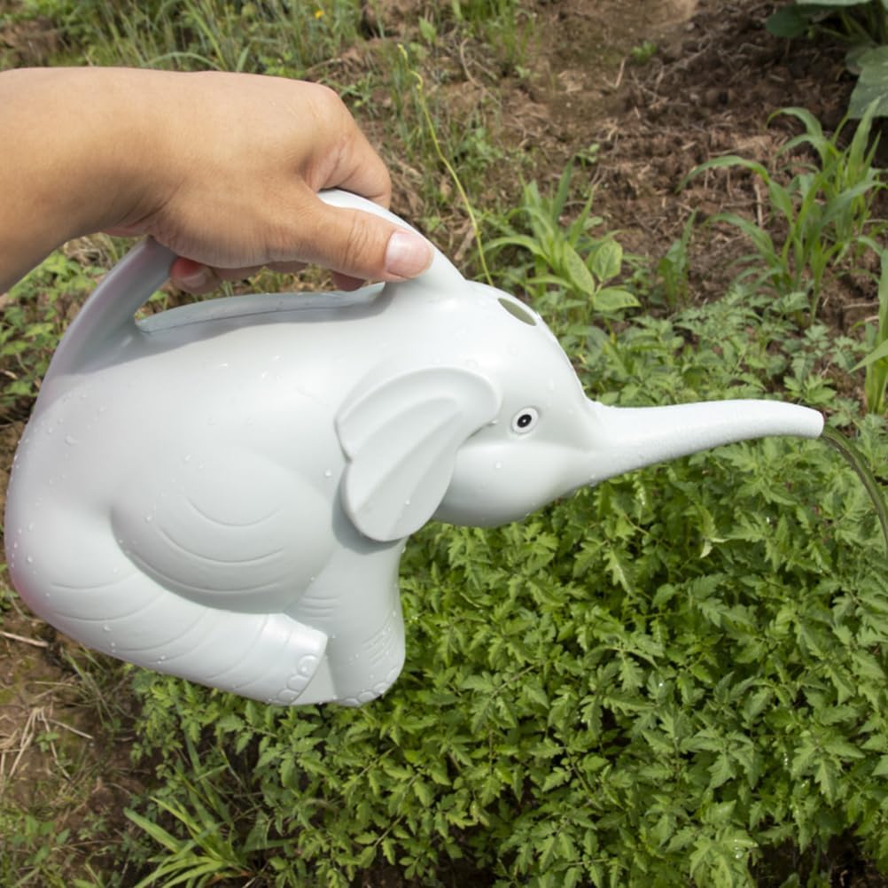 Veemoon 2pcs Small Elephant Watering can, 2L Animal Watering can Plastic Gardening Kettle Cute Garden Plants Kettle for Gardening Plant Care Indoor Outdoor Blue