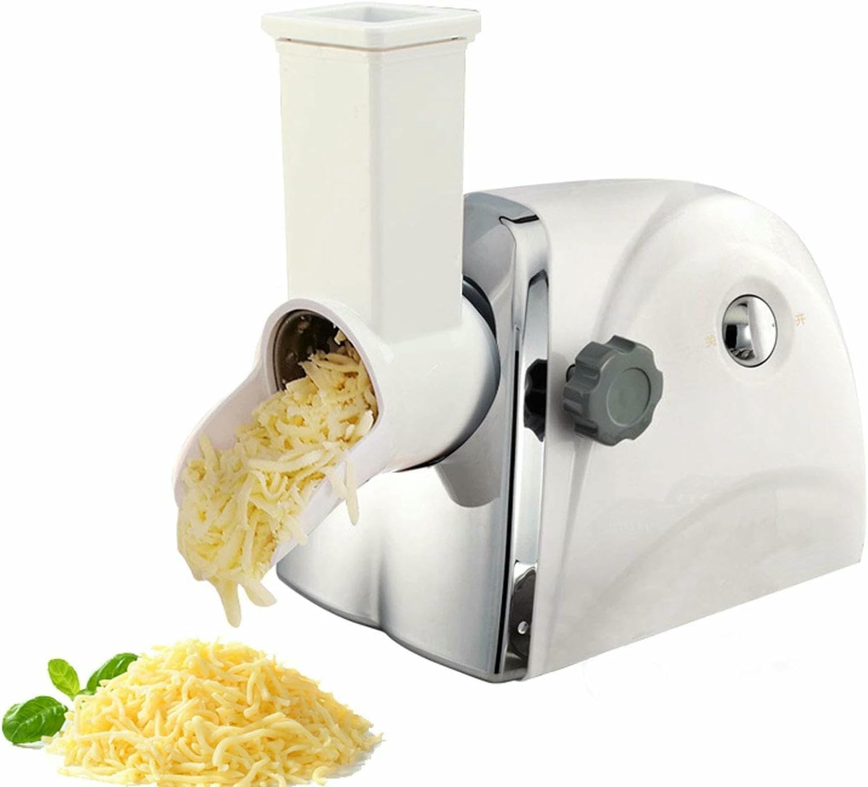 Râpe à fromage rotatif électrique multifonctionnel 3 lames