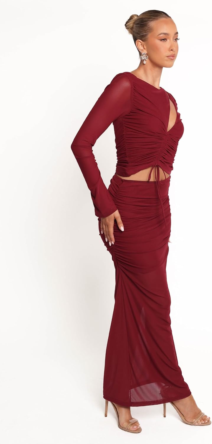 Petal & Pup Women's Solai-Skirt-Berry