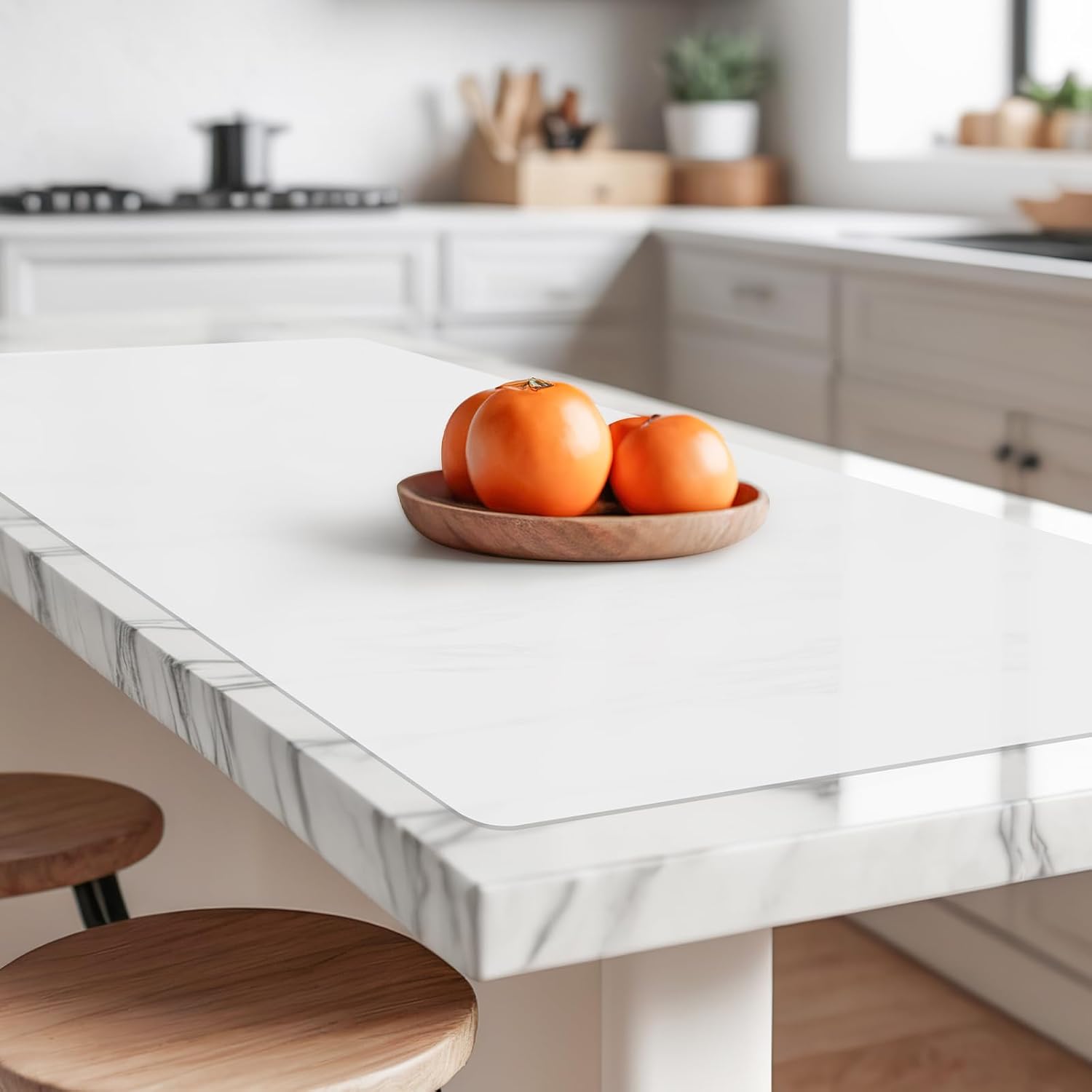 Extra Large Silicone Mat for Counter, Thick Countertop Protector, Silicone Heat Resistant Mat for Air Fryer to Site on, Multi-purpose Use for Table, Desk,Coffee Maker