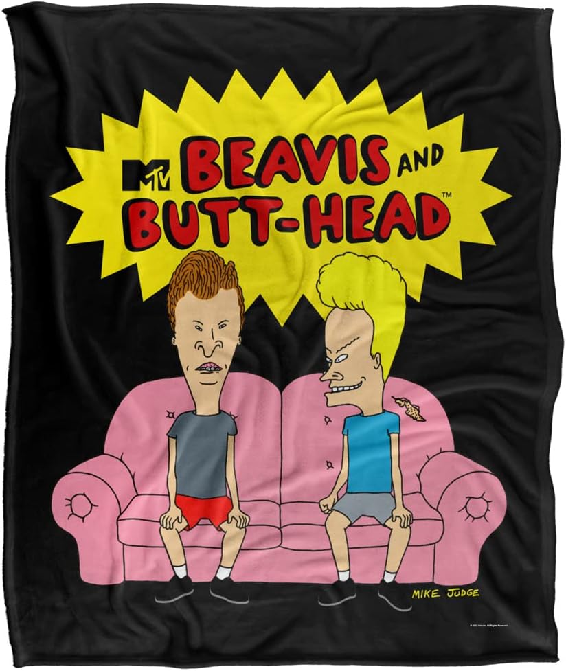 Beavis and Butthead Blanket, 50"x60" Couch Silky Touch Super Soft Throw Blanket