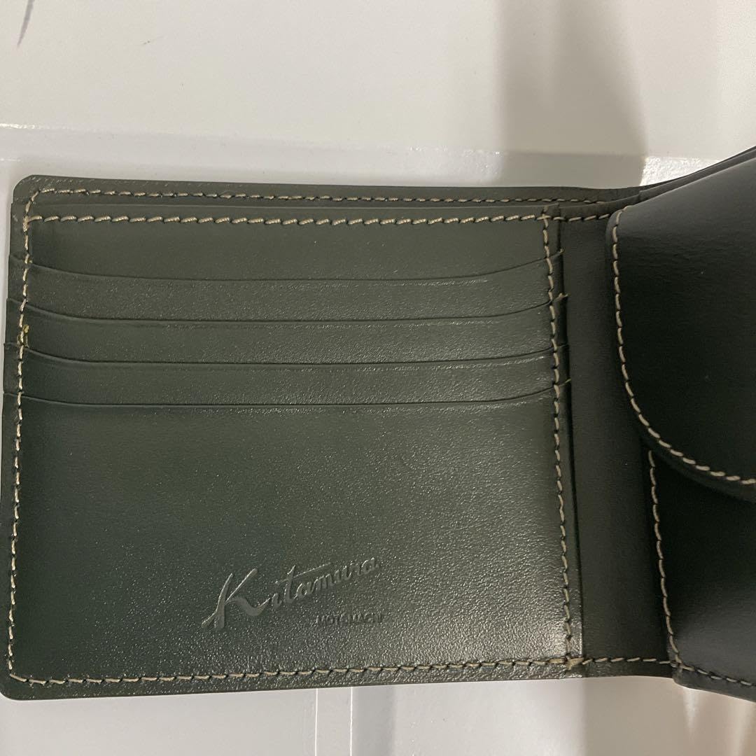 Amazon.co.jp: キタムラ 財布 二つ折り グリーン : ファッション