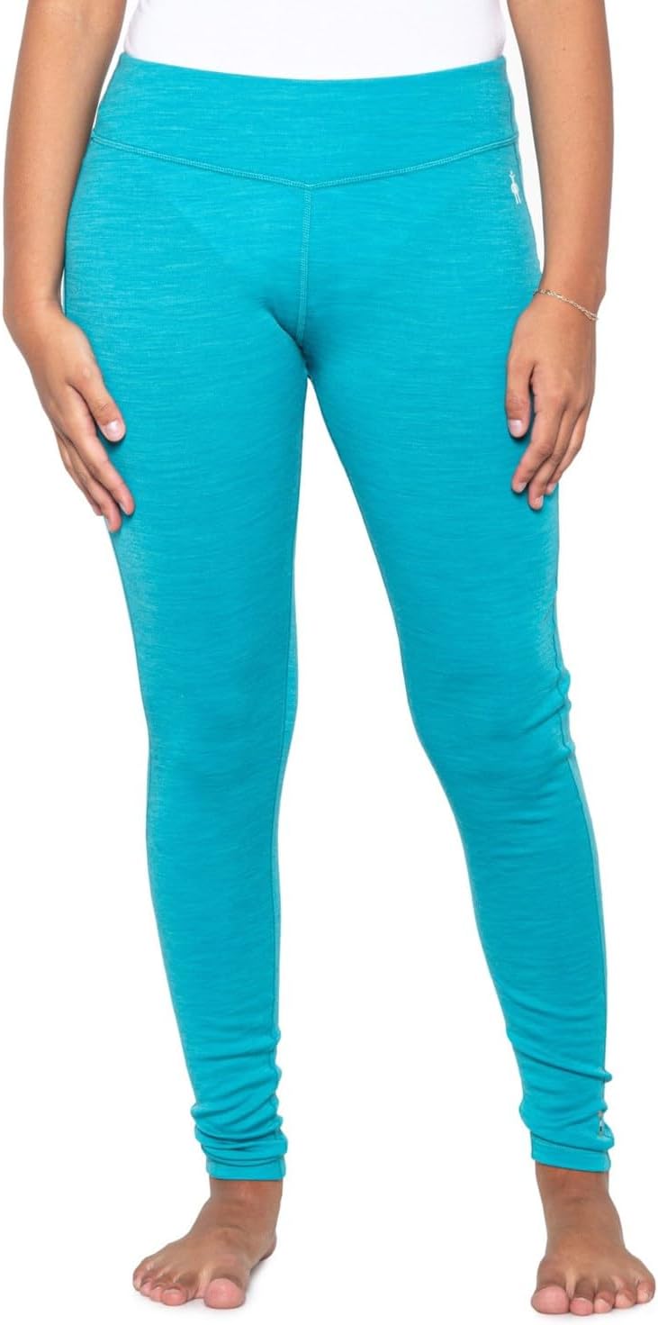 Smartwool Women's Classic Thermal Merino Wool Base Layer, Capri Blue Heather, Medium