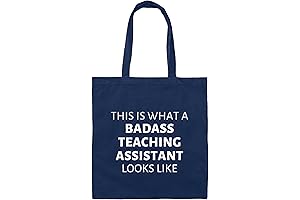 Teacher Assistant Gift - Badass Teacher Canvas Tote Bag