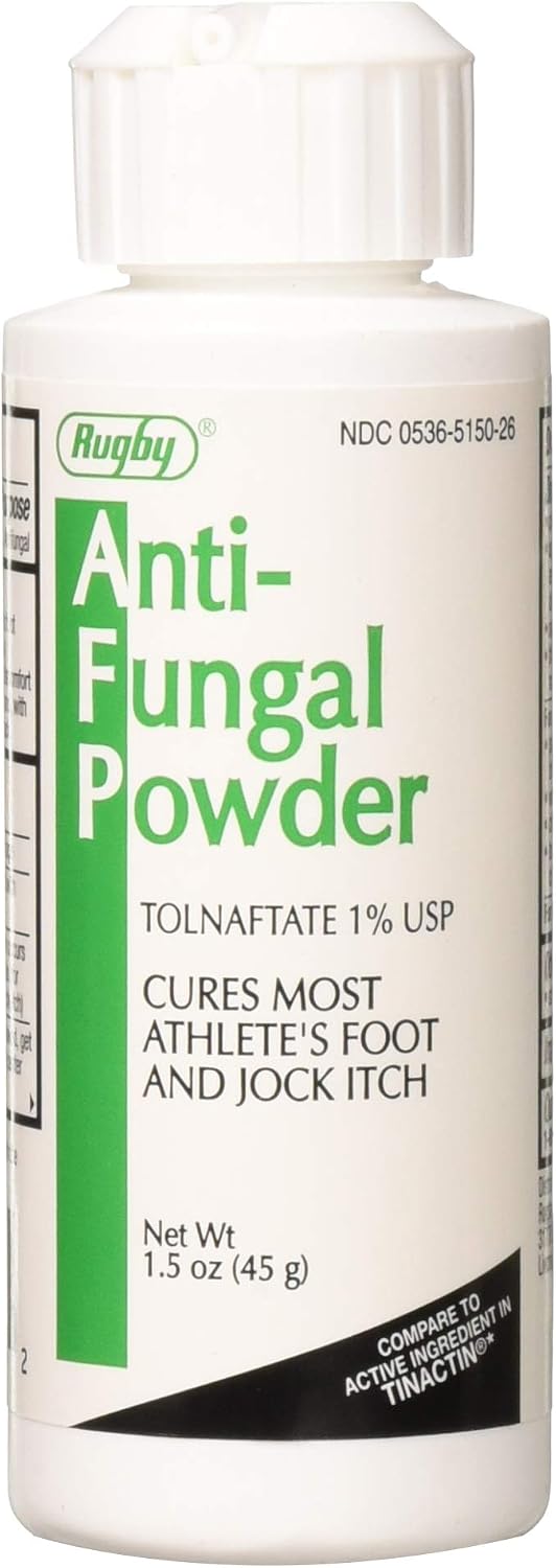 Rugby Tolnaftate Anti-Fungal Powder 45 g (Pack of 2)