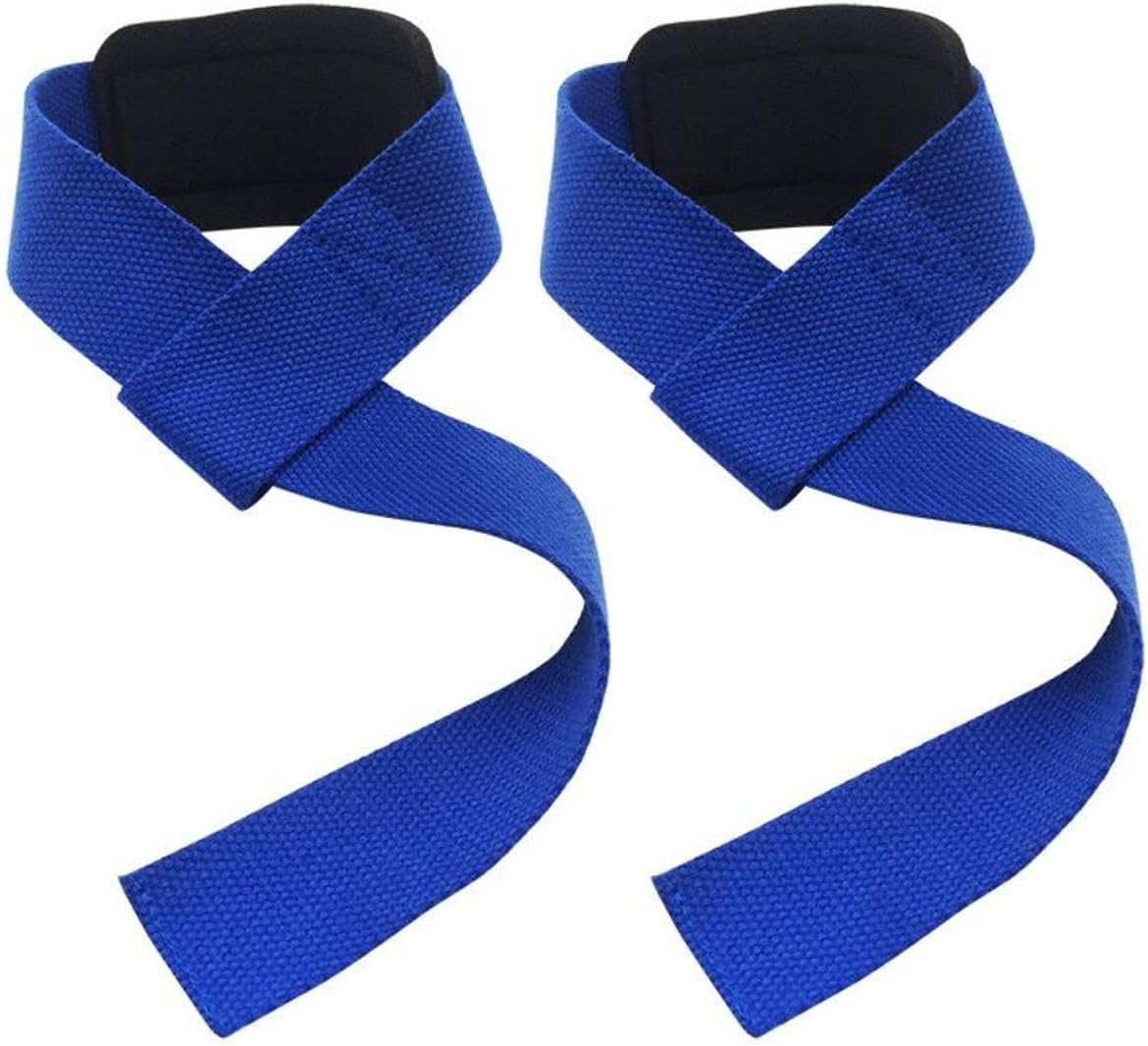 Weight Lifting Straps Adjustable 22.4-Inch Cotton Webbing Avoid Injury