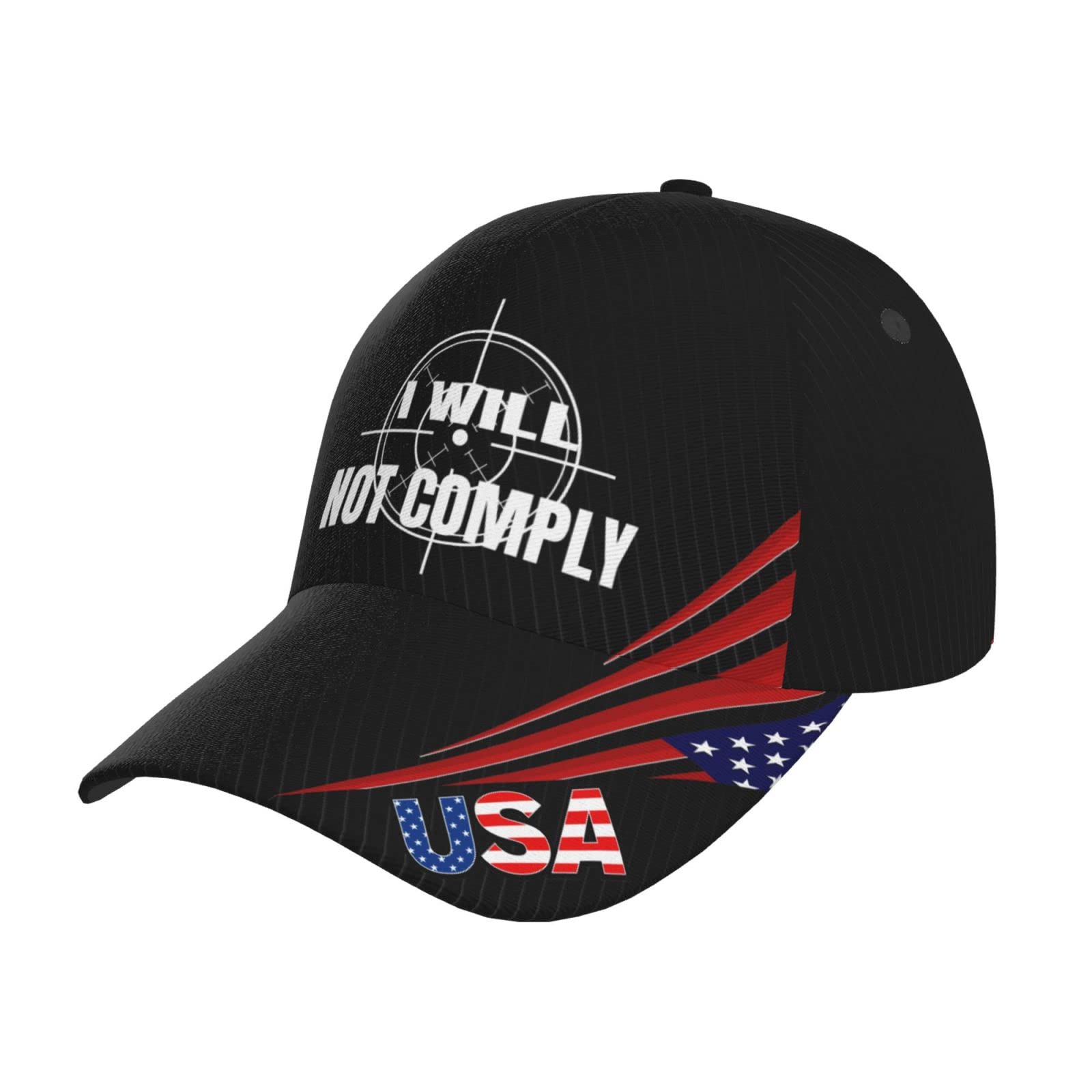 2024 FJB I Will Not Comply Distressed Dad Hat Baseball Caps for Men 90s Washed Cotton Adjustable Baseball Caps