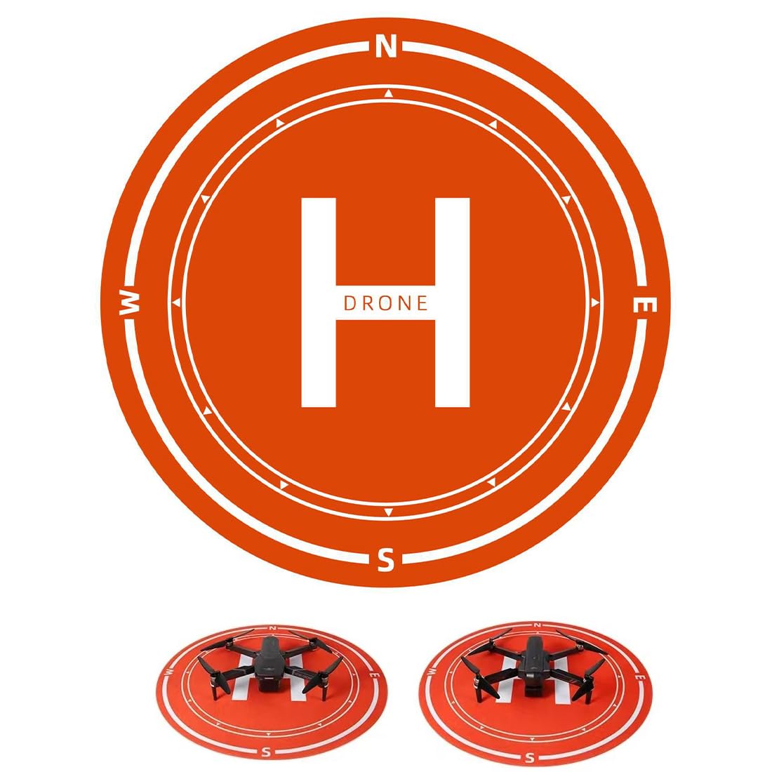 Plataforma De Aterrizaje Drones, Plegable, 50cm, Universal, Double Face, Impermeable, Mat de aterrizaje para Mini 3 Pro/Mini 2/Mavic 3/Air 3/Avata 2