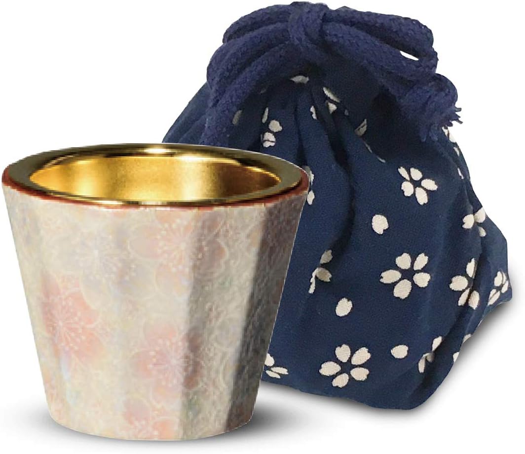 2G Select Buddhist Buddhist Bowl, Multi, Diameter 2.1 x 1.7 inches (5.3 x 4.2 cm), For Buddhist altar, Rice Bowl, Kanami, Buddhist altar, Arita ware, Cherry Blossom, Includes Accessories