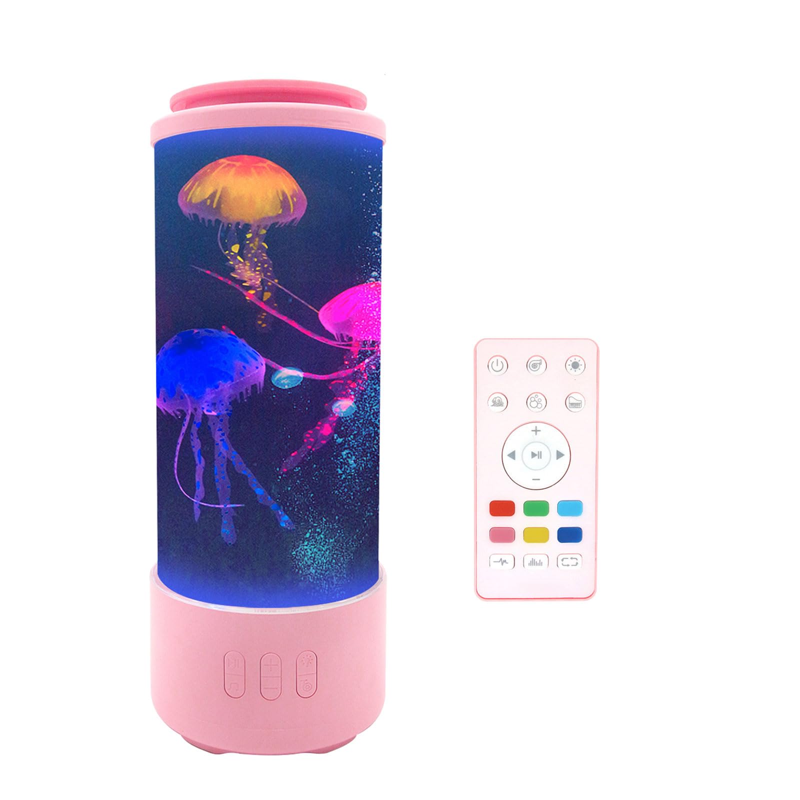Nucelit Themed Mood Lamp Featuring Dynamic Jellyfish Simulation and Relaxing White for Bedroom Decor Lamp