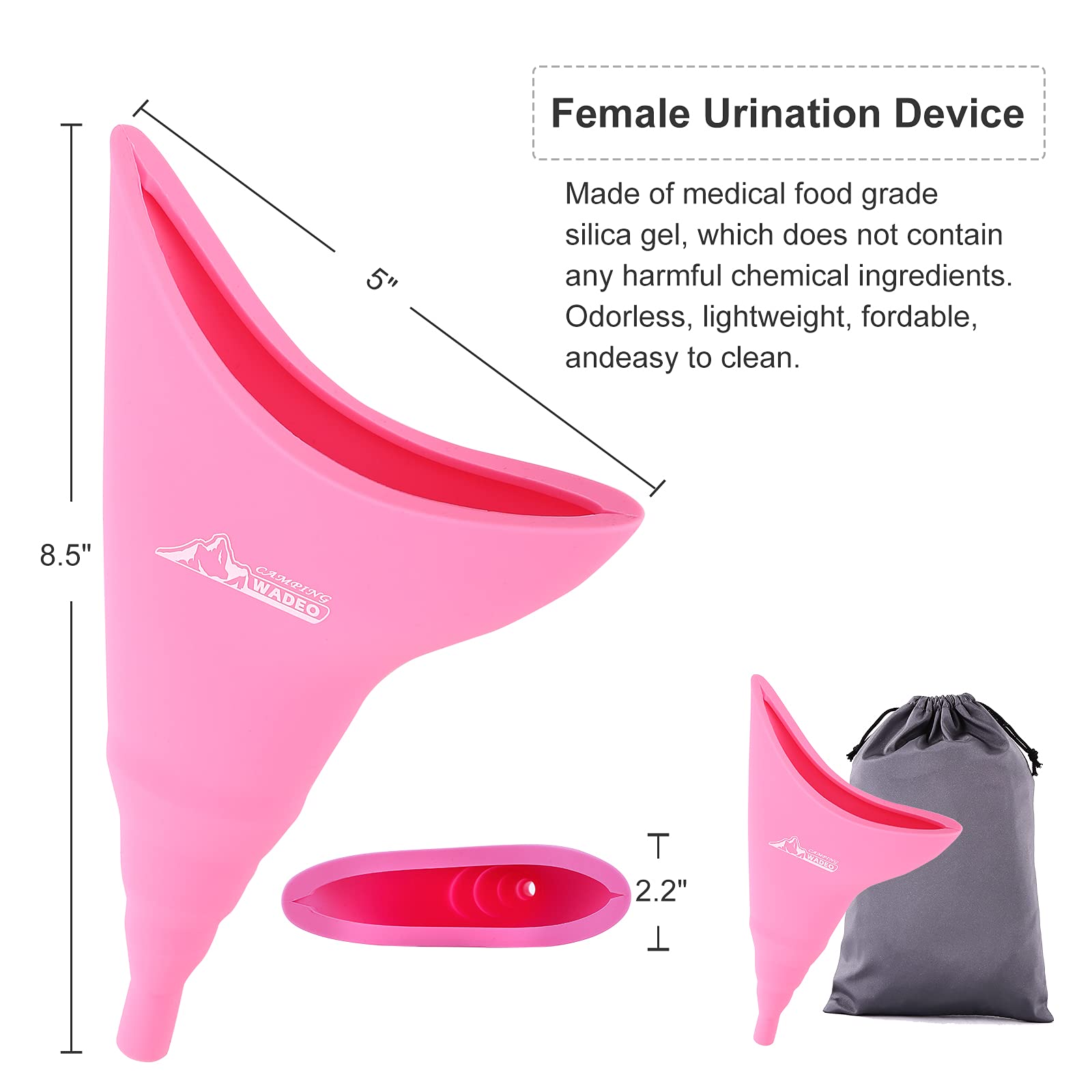 Buy Portable Folding Toilet, Porta Potty Car Toilet with Female ...