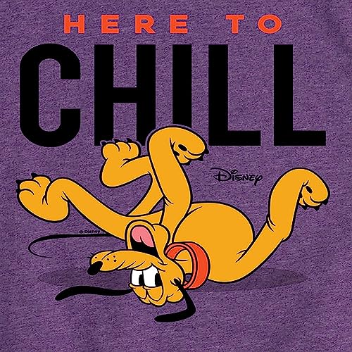 Disney Characters - Mickey & Friends - Pluto - Here to Chill - Toddler and Youth Girls Short Sleeve Graphic T-Shirt3