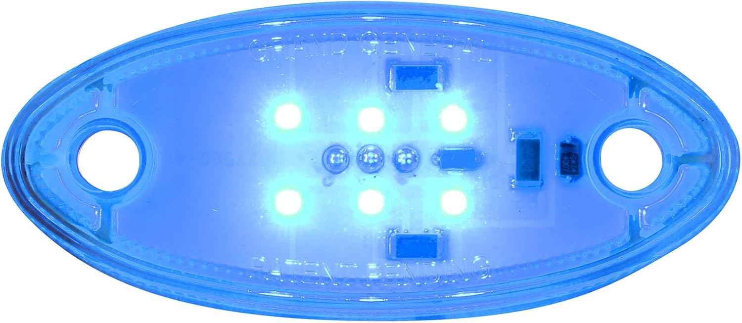 GG Grand General 77584 Blue/Clear 6 SMD LED Glow Base for GG Swan Hood Ornament