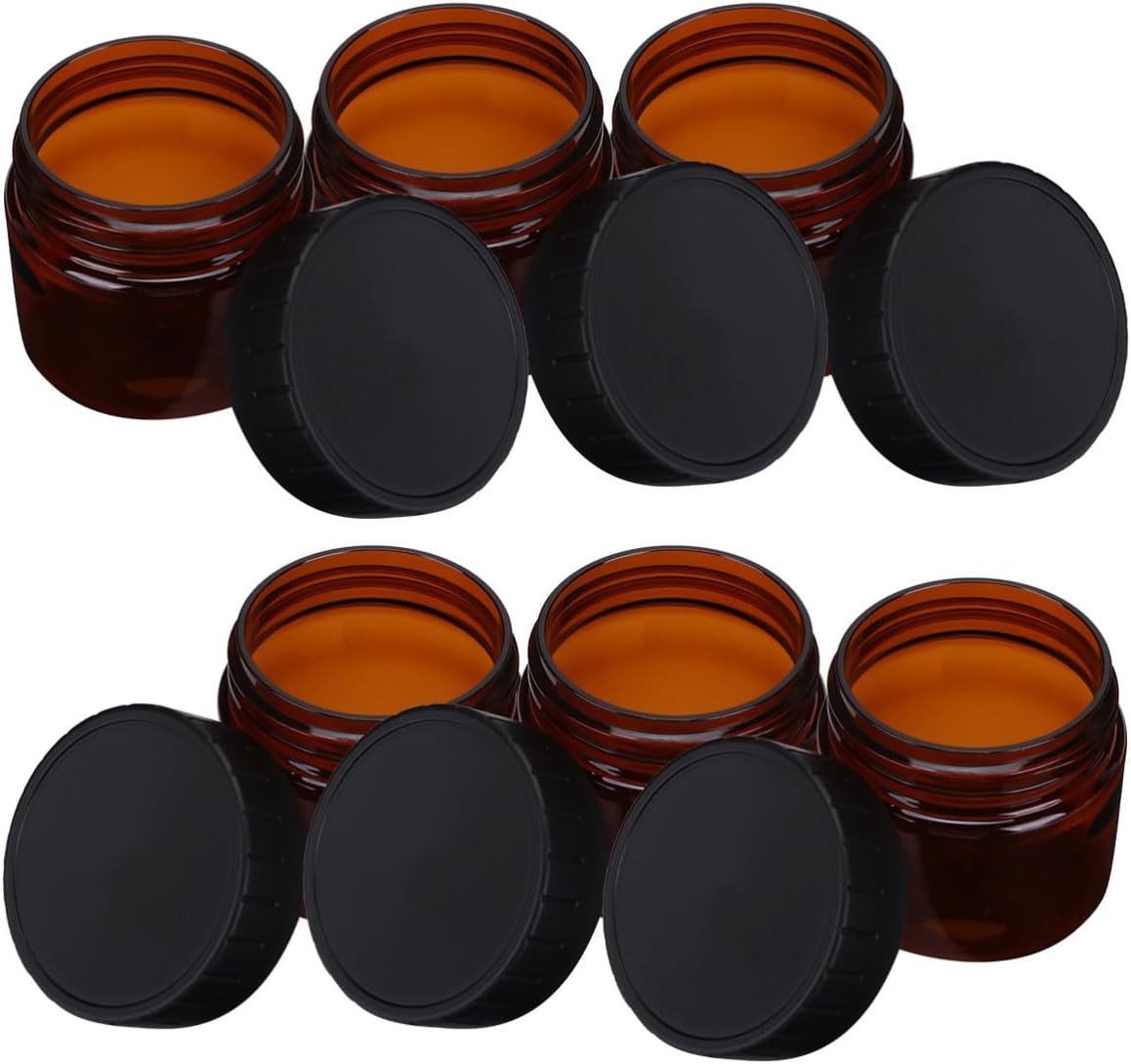 6pcs Leak-proof Cosmetic Cream Containers 100ml Portable Makeup Cream Bottles Made of Sturdy Pet and Pp for Travel and Home Use