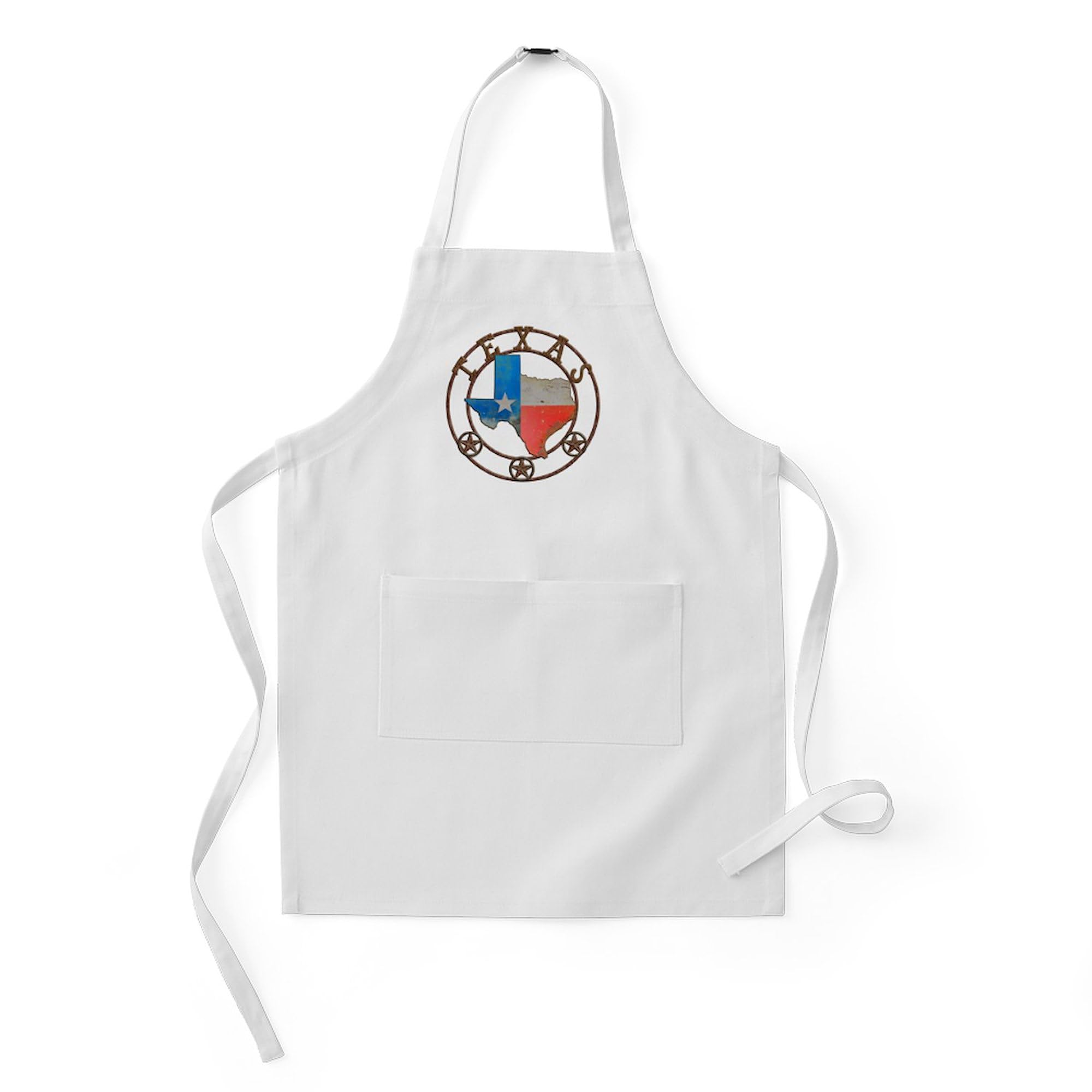 CafePress Texas Wrought Iron Barn Art Kids Baking Apron