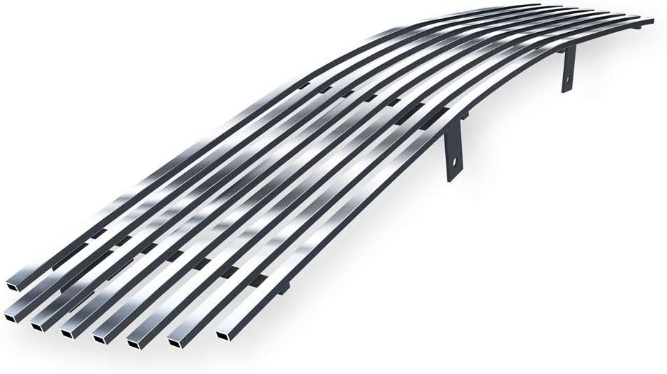 APS Compatible with GMC Jimmy & Sonoma 1998-2003 Main Upper Stainless Steel Black 8x6 Horizontal Billet Front Grill Grille Insert G85046J