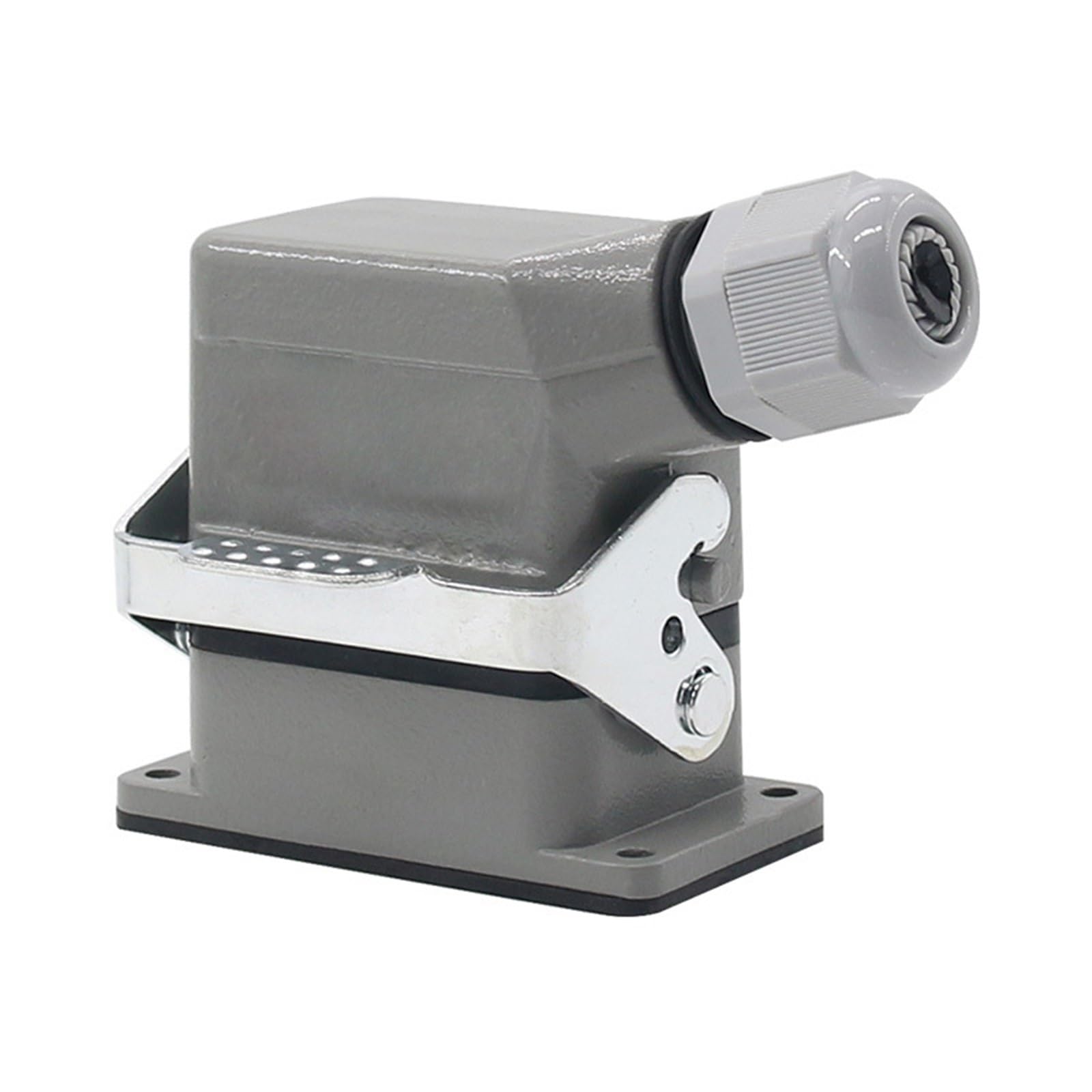 Connecteur rectangulaire robuste HDC-HE-06, 6 broches, prise d'aviation, fil industriel 16A 500V, 1 pièce(Lateral line)