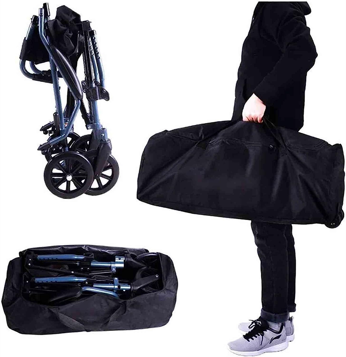 Rollstuhl Leichter Rollstuhl Mit Reisetasche Transportrollstuhl Ultraleichter Tragbarer Reise-Rollstuhl