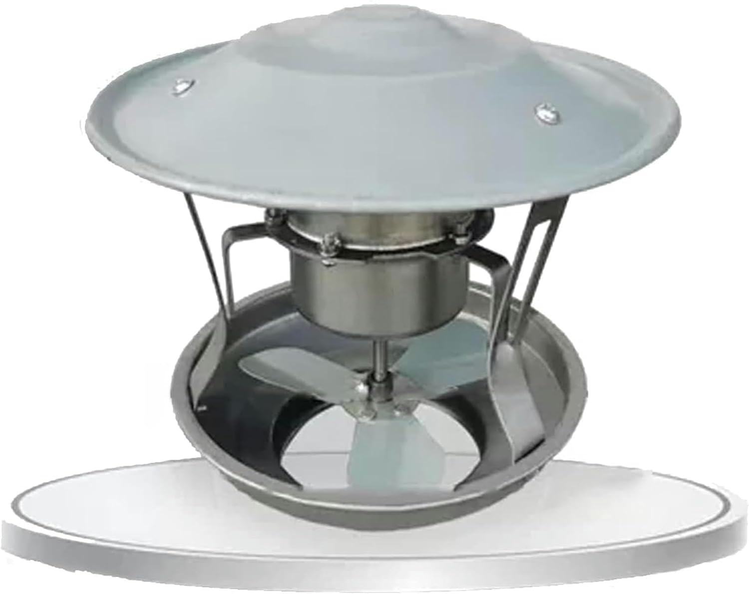 Induced Draft Fan, Fireplace Induced Draft Fan, Chimney Fan Chimney Hood Cap Low Noise Fan,Chimney Extractor 40W/60W(Size:A)-1pc