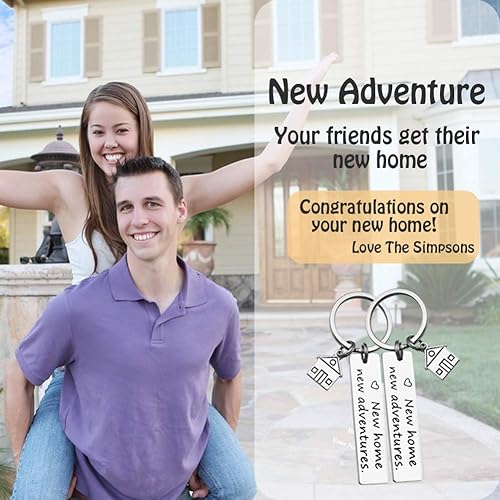 Miniatura 4 de Our First Home Keychains New House Keychain New Home Keychain House Keychain House Keychain 2023 Houseopening Gift