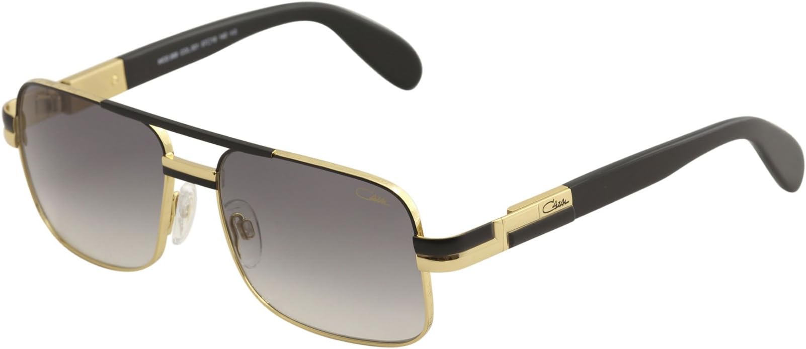 Cazal Legends 988 Sunglasses 001SG Black-Gold/Grey Gradient Lens 57mm