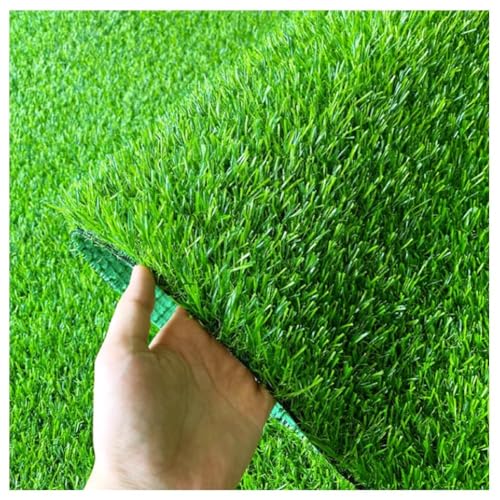 Césped artificial en rollo, césped sintético premium, 10 mm de altura, verde, realista, para perros y mascotas, con reverso de goma resistente a los rayos UV (1 x 5 m) (1 x 3 m, un solo col