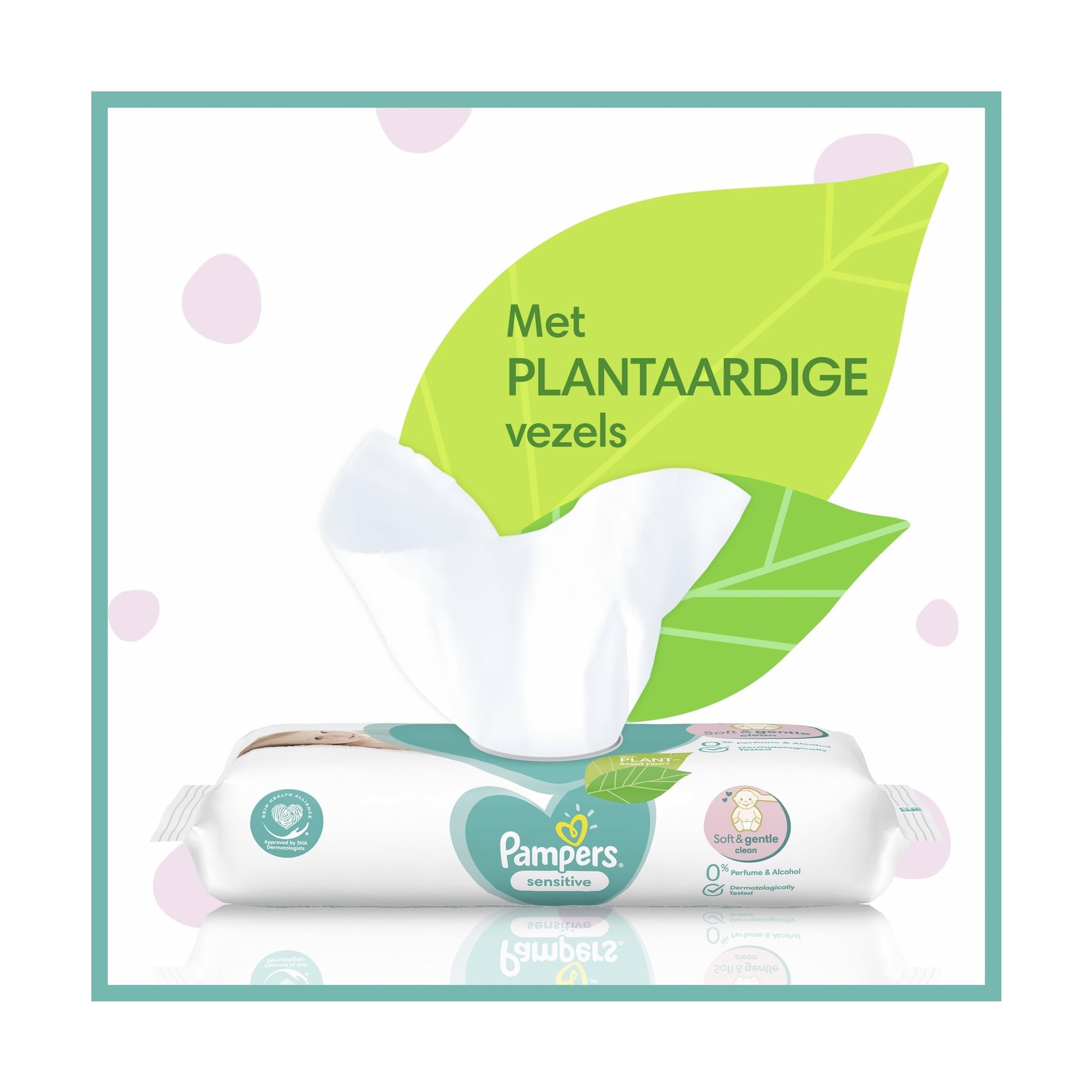 Pampers Toallitas húmedas Sensitive, 3 paquetes de 5 x 52 = 780 toallitas húmedas en porciones óptimas para siempre húmedas y frescas