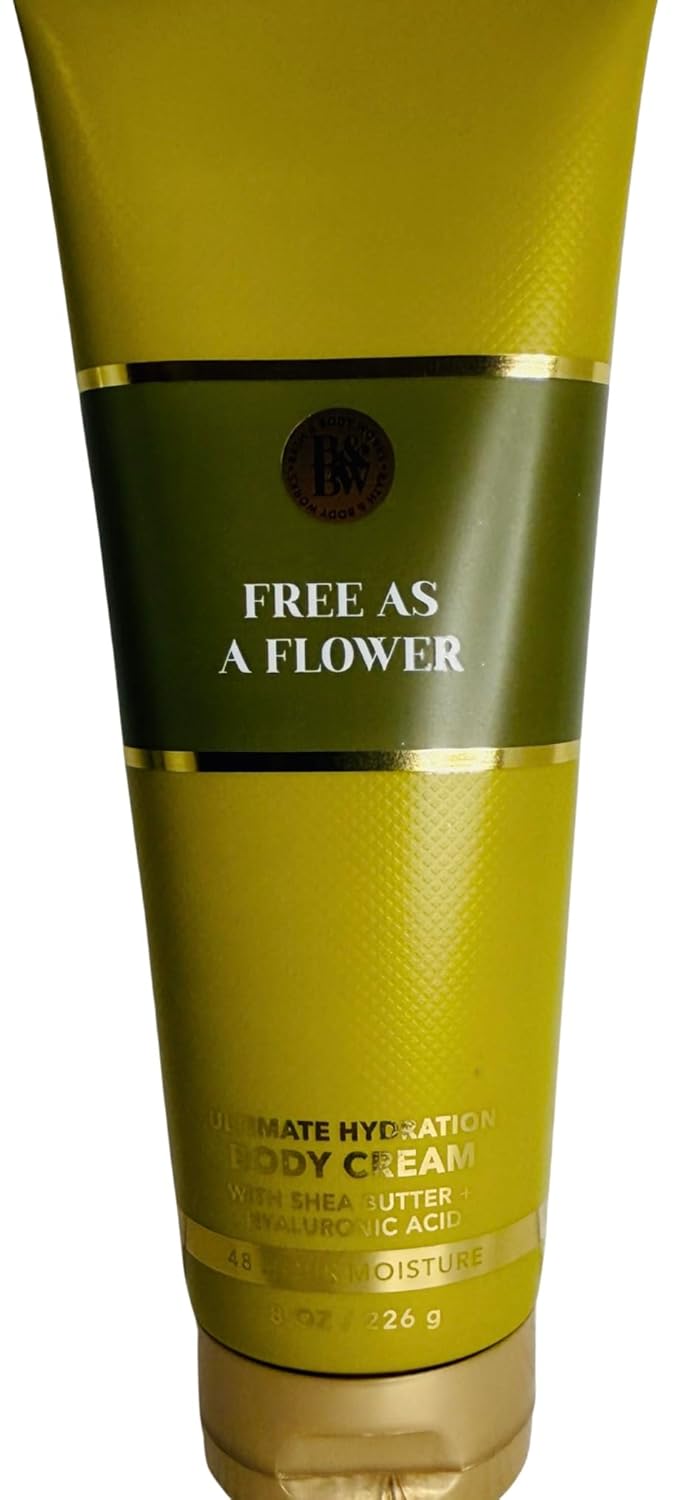 Bath & Body Works Womens Free As A Flower Ultimate Hydration Body Cream 8 Ounces Pack of 2 - Image 2
